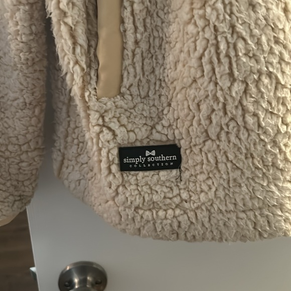 Simply Southern Furry Tan Jacket - Picture 2 of 8